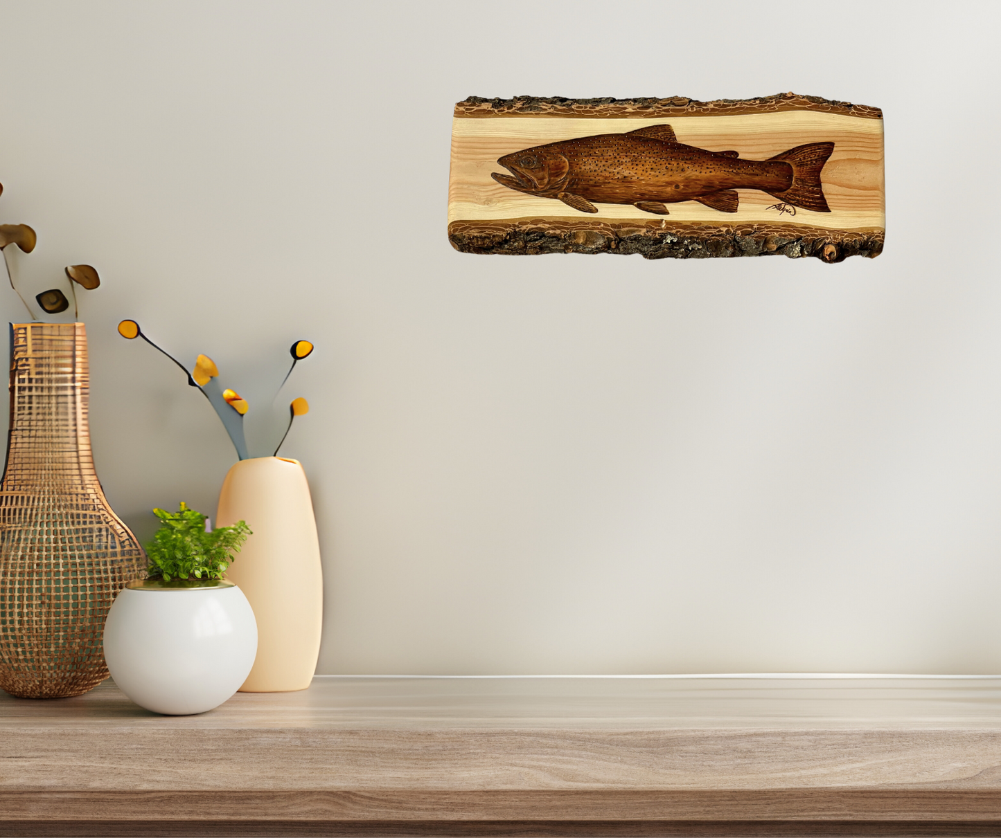 Rainbow Trout on Douglas Fir