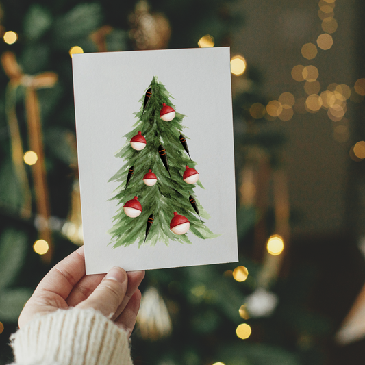 Bobber Tree - Holiday Card