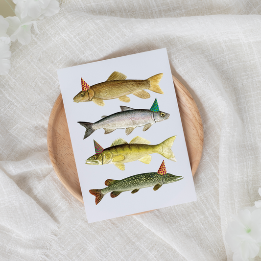 Party Hats - Birthday Card