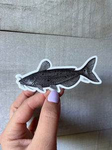Channel Catfish Vinyl Sticker