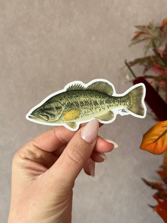 Largemouth Bass Vinyl Sticker