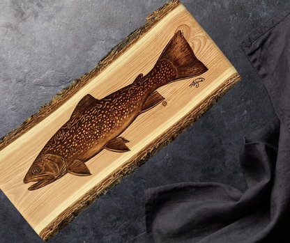 Brook Trout on Douglas Fir