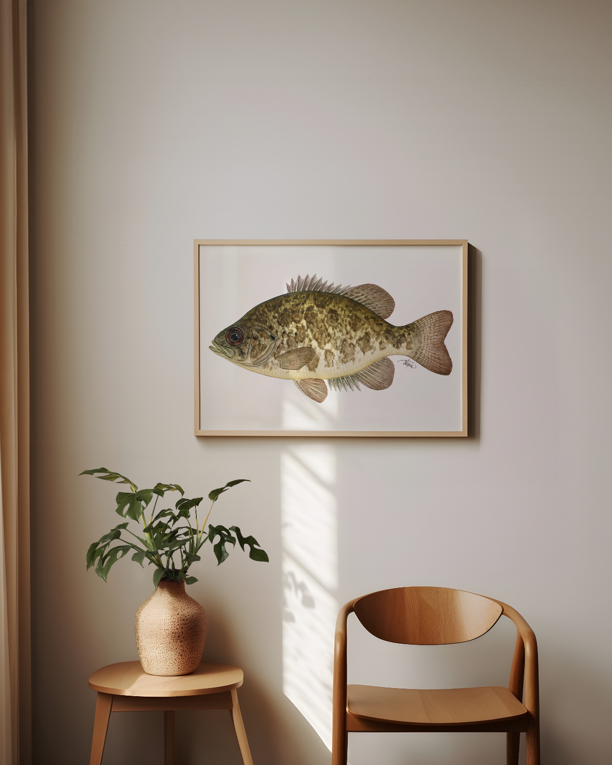 Rock Bass Print