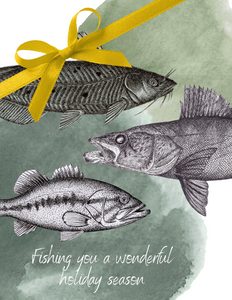 Fishing You a Wonderful Holiday - Card
