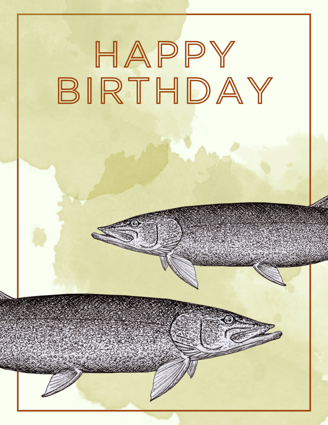 Pike - Birthday Card