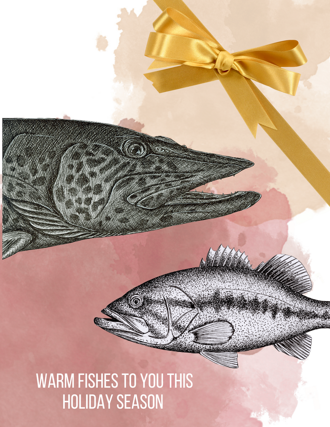 Warm Fishes This Holiday - Card
