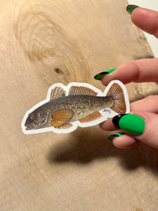 Round Goby Vinyl Stickers - Art for a Cause